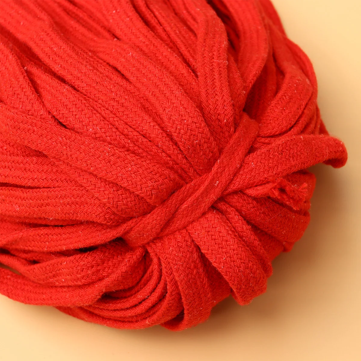 

1 Roll 85M 10Mm Wide Braided Cotton Rope Bright Color Fade Resistant Heavy Duty for DIY Costume Waist Shoelace Bag Strap Craft