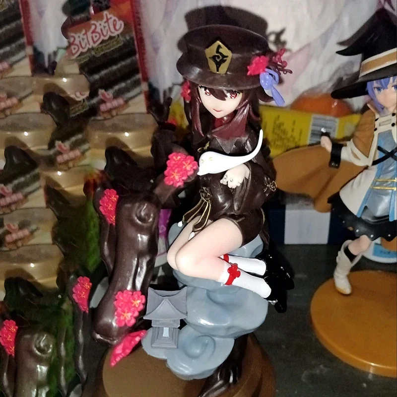 Figurine en PVC Hu Tao Anime KatSauGenshin Impact, figurines d'action de fille mignonne, modèle de collection Hentai, jouets poupées, cadeaux d'anniversaire, nouveau