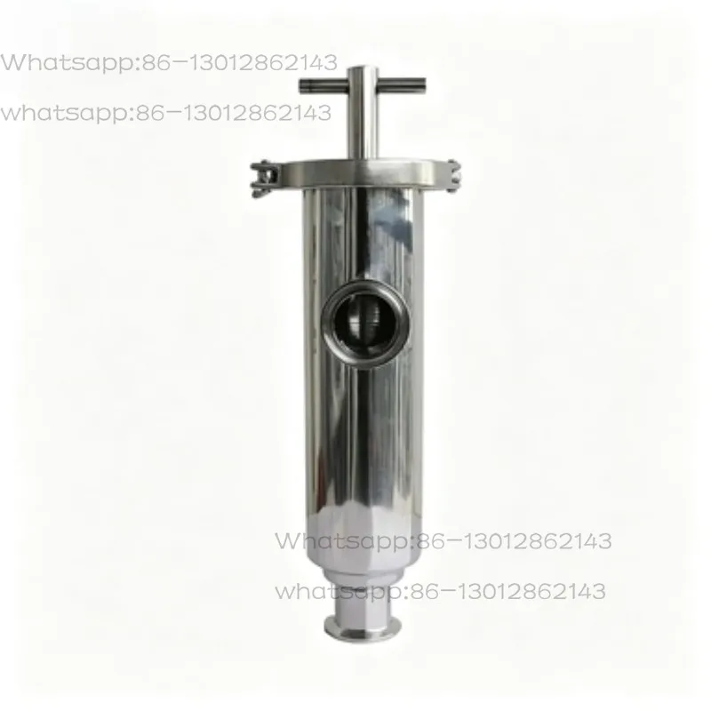 tri clamp hygienic 304ss 316L stainless steel sanitary side inlet entry filter strainer