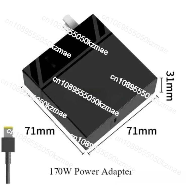 

C170W GaN Square Port Power Adapter Laptop High Power Charger