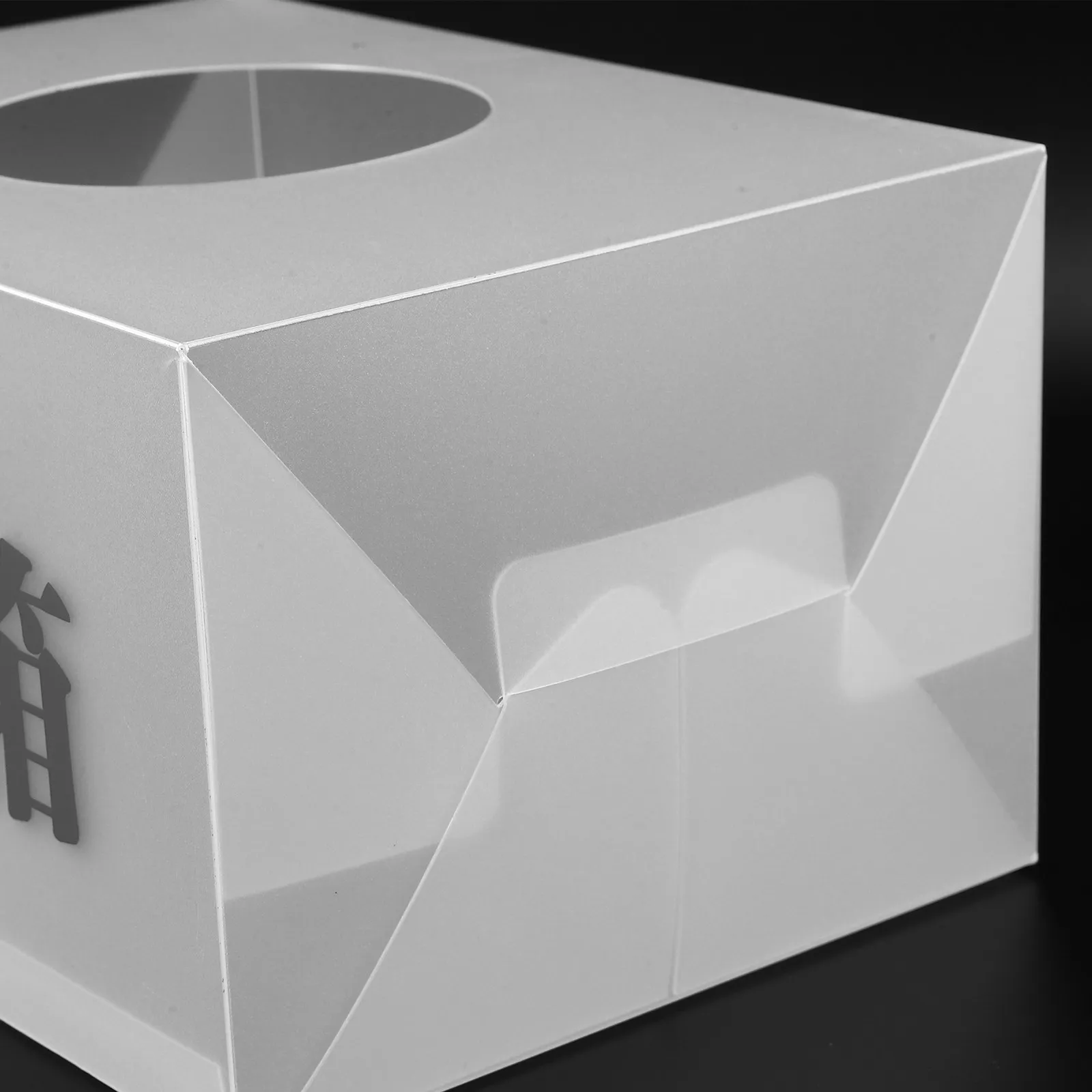 Cubic Raffle Box Lottery Ticket Box for Ballot Suggestions Comments Donations Tips Collection Party Business Event PP Plastic
