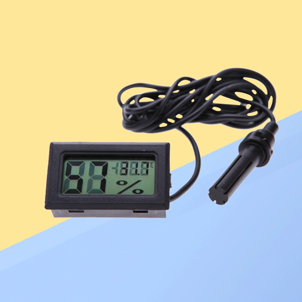 

Digital Mini Hygrothermograph Humidity Temperature Meter Indoor Thermometer LCD Precision 5RH Mini Size LED Display