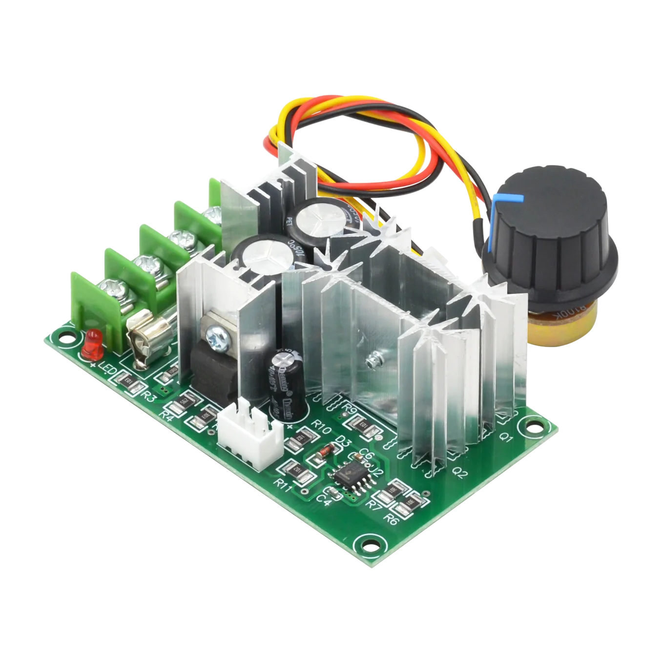 DC10-60V DC 10-60V Motor Speed Control PWM Motor Speed Controller Switch 20A Current Voltage regulator High Power Drive Module