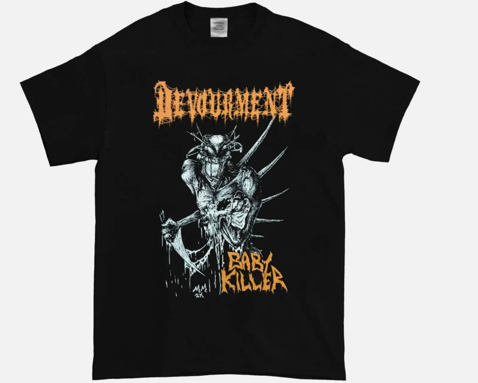 Devourment Band Baby Killer Black Cotton Short Sleeve T Shirt Size S-5XL
