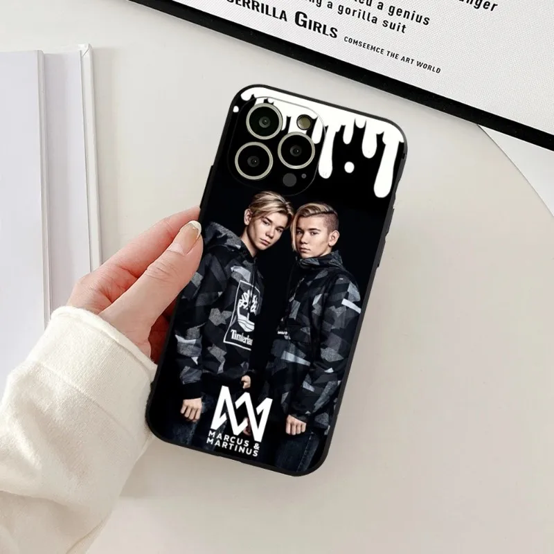 Marcus And Martinus Phone Case For Iphone 12ProMax 15 11 13 14 Pro Xs Max Mini Xr X 7 8 6 6s Plus Fundas Cover