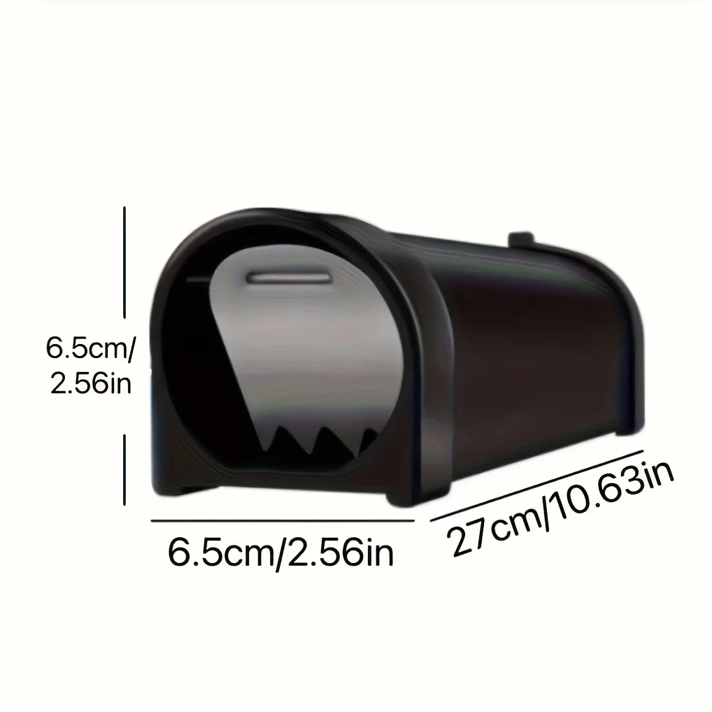 1pc Heavy-Duty No-Contact Mouse Trap - Indoor/Outdoor Rodent Control with One-Touch Operation, Fast-Acting Mechanism