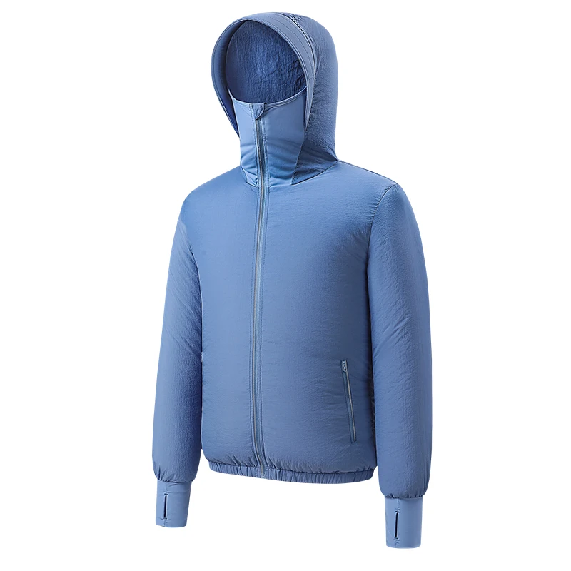 Veste de refroidissement par ventilateur pour hommes et femmes, vêtements de protection solaire d'été, refroidissement USB, climatisation, jogging en plein air, manteau à capuche