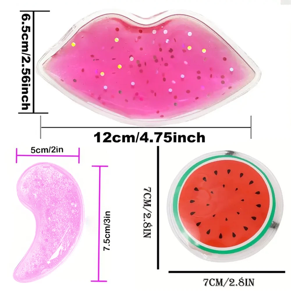 حزمة ثلج جل العين وحزمة ثلج الشفاه العناية بالوجه أقنعة العين المبردة الساخنة والباردة ضغط منتفخ عيون الصداع النصفي الانتفاخ أدوات العناية بالبشرة #5