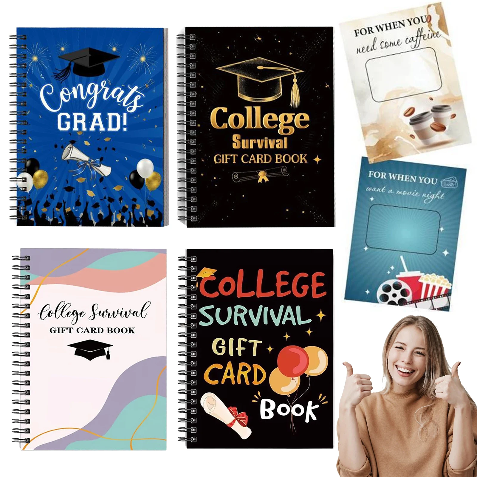 Funny Interactive Pages Money Cash Holder Back To  Cash Clip Organizer First Year of College Survival Kit