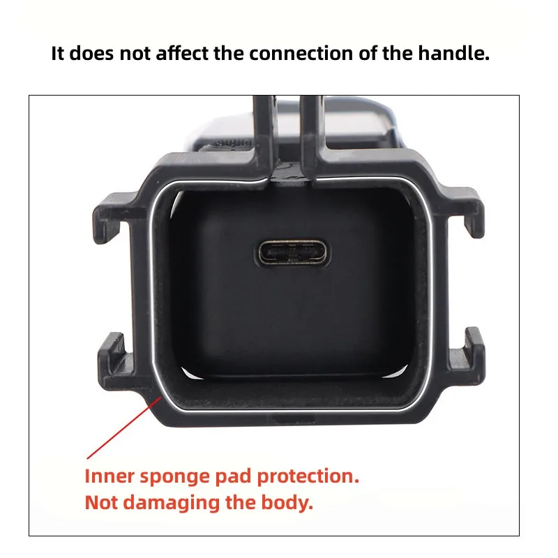 DJI OSMO 포켓 3 카메라 액세서리용 짐벌 확장 프레임 어댑터, 전면 후면 고정 브래킷 클립, 3 인 1