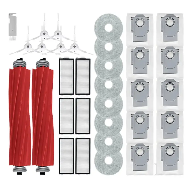 

【PASSIONE 】Dust Bag Main Side Brush Hepa Filter Mop Accessories For Roborock Q Revo Maxv/Q Revo S/Q Revo Pro Vacuum Cleaners