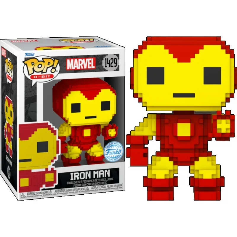 Funko POP Original Marvel Captain America Iron Man Doctor Strange Wanda Pixel 8-Bit Action Figure Toys for Boys Girls Kids Gift - Image 4
