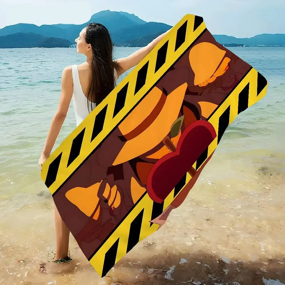 

Anime L-uffy Zoro cool ONE P-Piece Microfiber Beach Towel Mountain Climbing Yoga Beach Swimming Running Absorbent Soft Towel