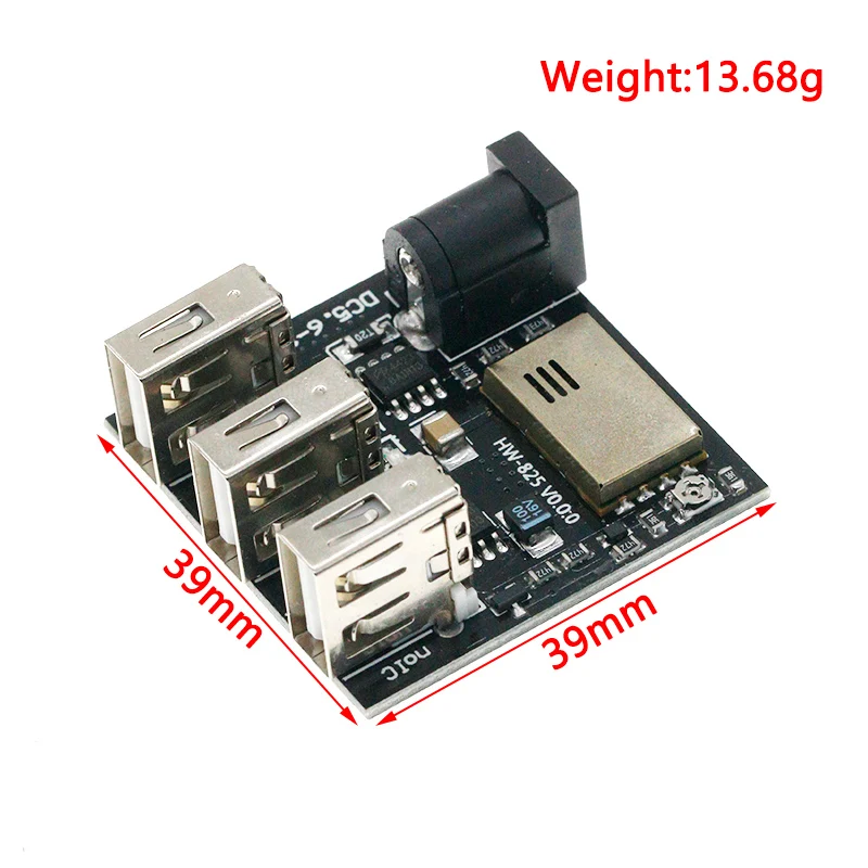 DC-DC 9V/12V To 5V 8A Step Down Power Charger Bank Board 3 USB Mini Charging Module Step-Down Buck Converter For Arduino