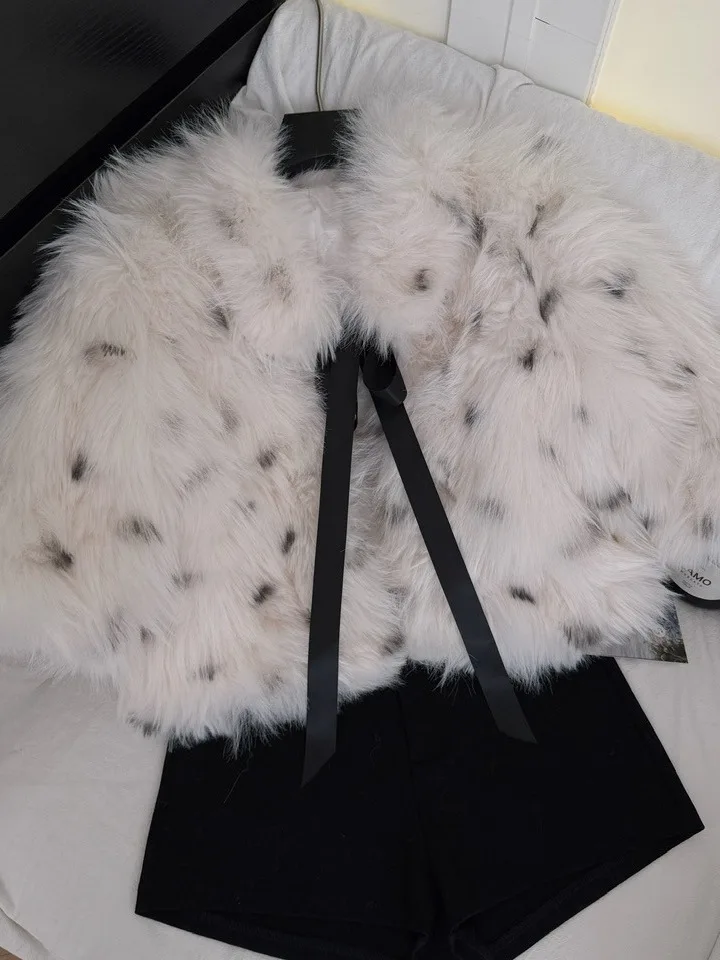 

Уникальный капюшон в горошек с узлом Ne ort, женское модное зимнее пальто Ele Quali, полиэфирное волокно