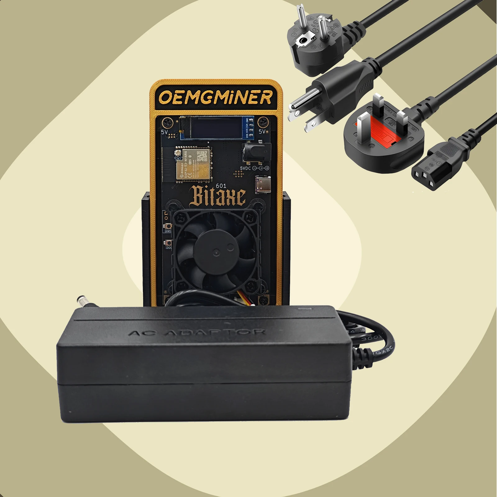 Bitcoins Miner Bitaxe Gamma 601 Antminer S21 Pro WiFi 18W BTC 복권 암호화 Asic Miner의 1.2TH/s 솔로 광부 BM1370 칩