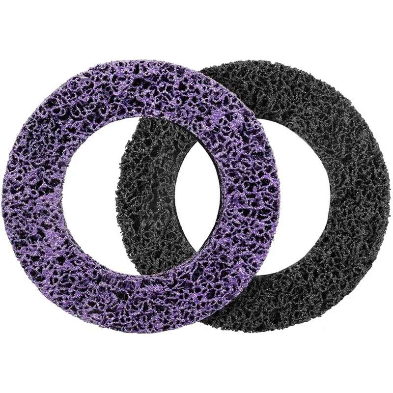 

ABCA-For Processing, Metal, Wheel Hub Cleaner 2Pcs Coarse Cleaning Disc Diameter 150Mm CSD Nylon Fabric Disc