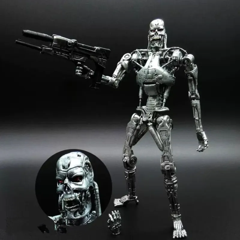 NECA Terminator Series T800-Skeleton Future Soldier Vinyl Doll Model Figures 18CM Children's Toy Gifts Collect Toys