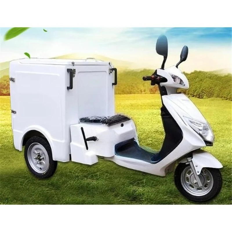 Commercial Small Delivery Electric Tricycle Supply Fresh Vegetables Food Cart with CE  Certification