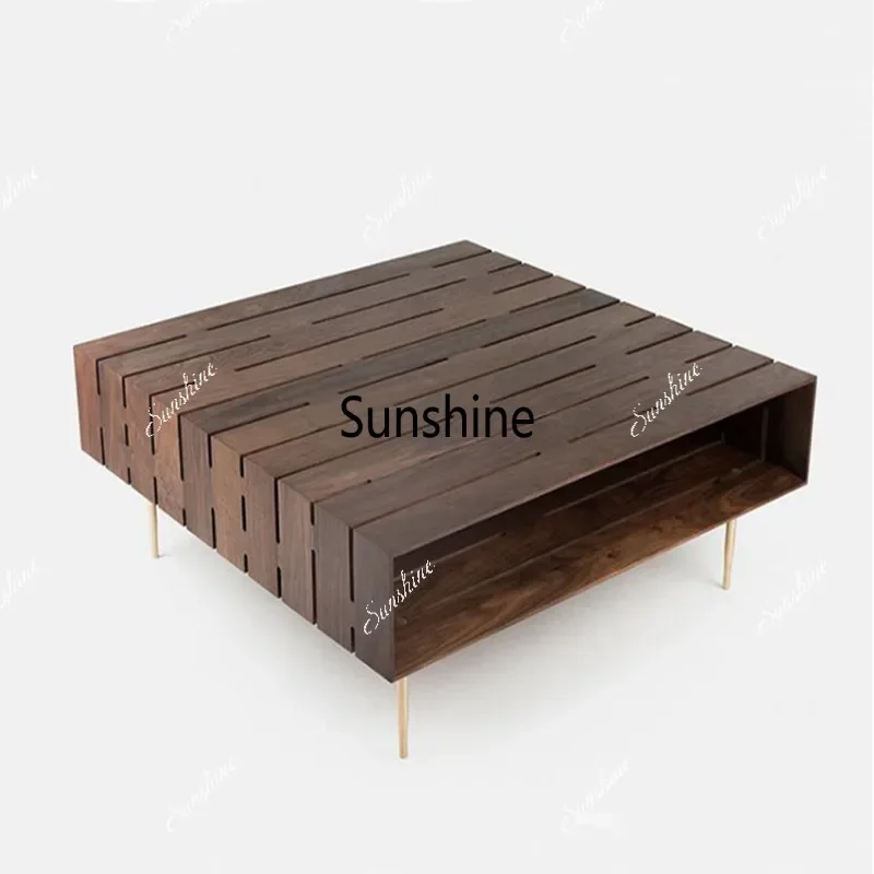 Medieval style paint solid wood living room household tea table*/