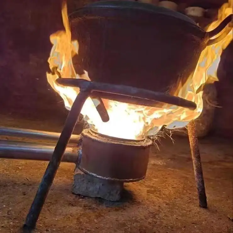 Hot fire waste oil vaporization heating furnace burner farm industrial heating furnace burner fuel stove water heating burner