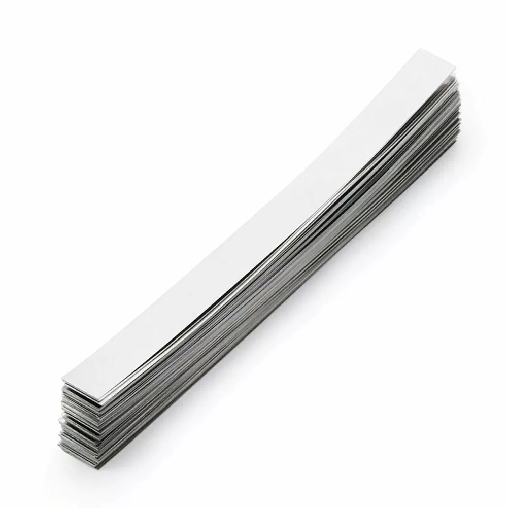 Nickel Plated Strip 0 15x5x100mm 100pcs for Battery Packs in Electric Tools Instruments and Communication Devices