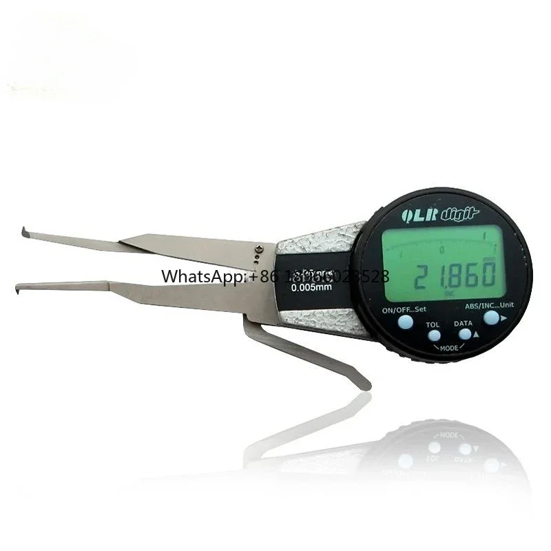 5-25mm/0.005mm Digital Inside Caliper Electronic Gauge with Rotatable Dial Measuring Bore Groove Caliber Micrometer