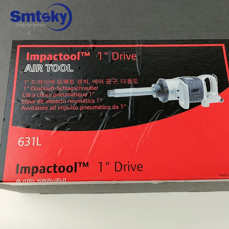 Air Impact Wrench 1'' 631L long 200mm anvil, max 4300Nm 631L, Ingersoll-Rand in stock wholesale Air Impact Wrench