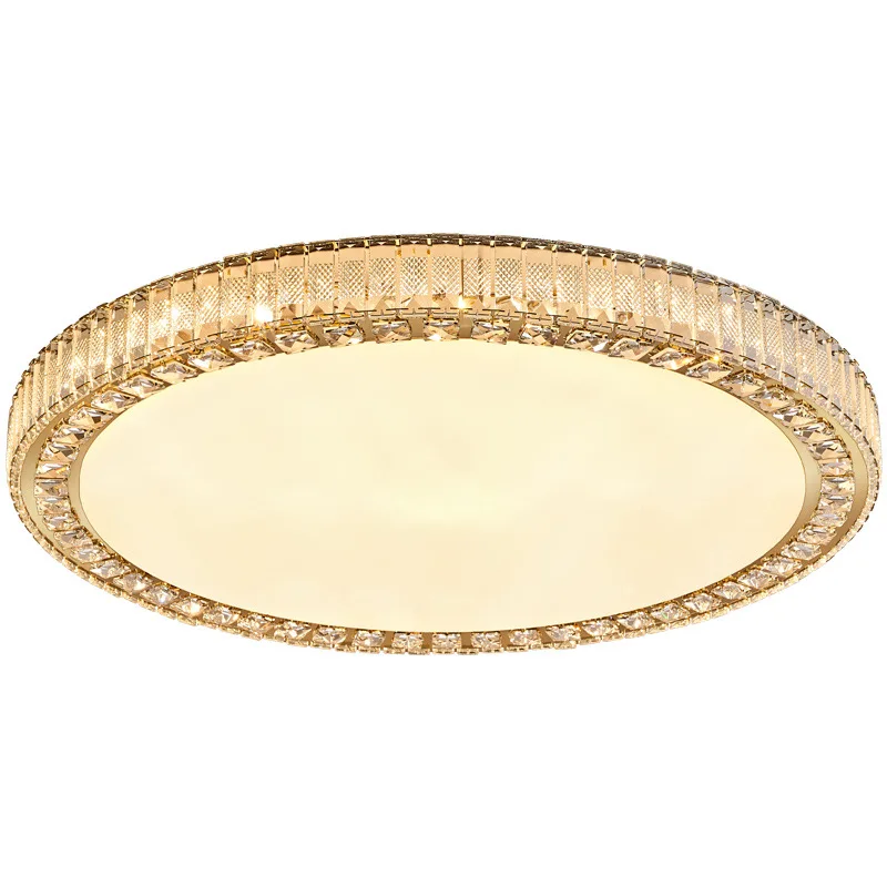 

2024 new light luxury crystal lamp led simple modern atmosphere household high-end bedroom ceiling lamp