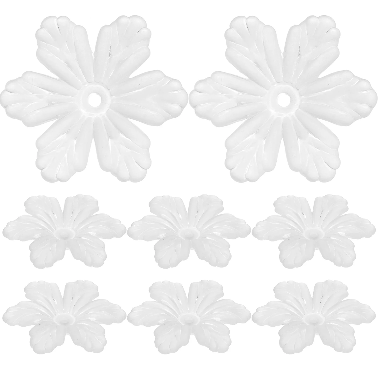 100 قطعة سحر زهرة الأكريليك المعلقات مجوهرات صغيرة ل عقد دي اي واي سوار المفاتيح الديكور زهرة سحر #5