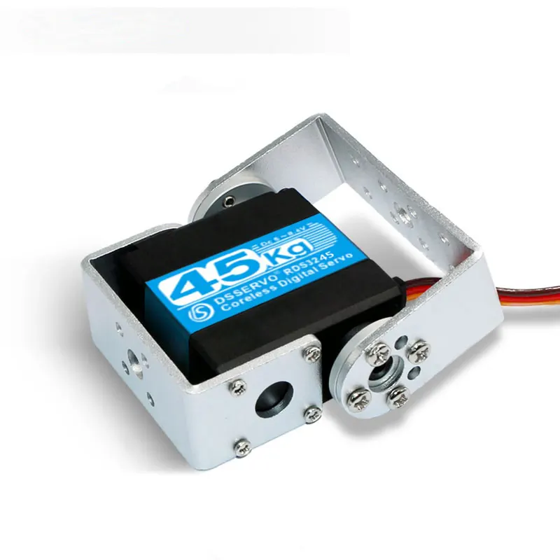 45KG RDS3245 Digitale Metal Gear Coreless Servomotor Dual-As 180/270 Graden Waterdicht IP66 voor RC Auto Vrachtwagen Crawler Robot DIY