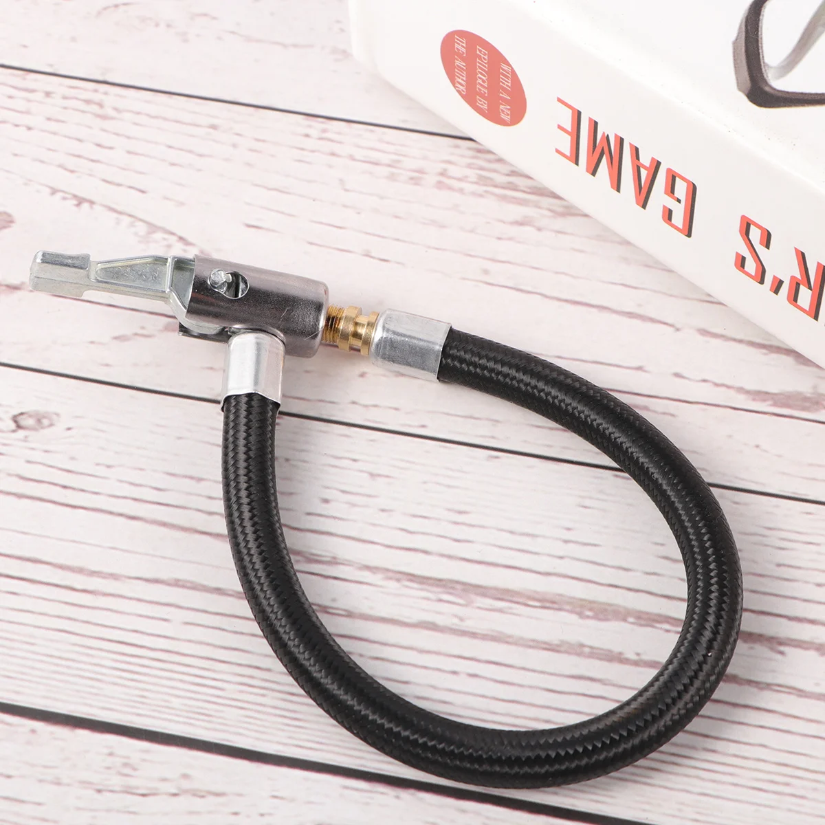 

20Cm Air Hose Adapter Extension Tube Strong Locking Air Chuck for Car Bike Tire Inflator No Leakage Filling Solution