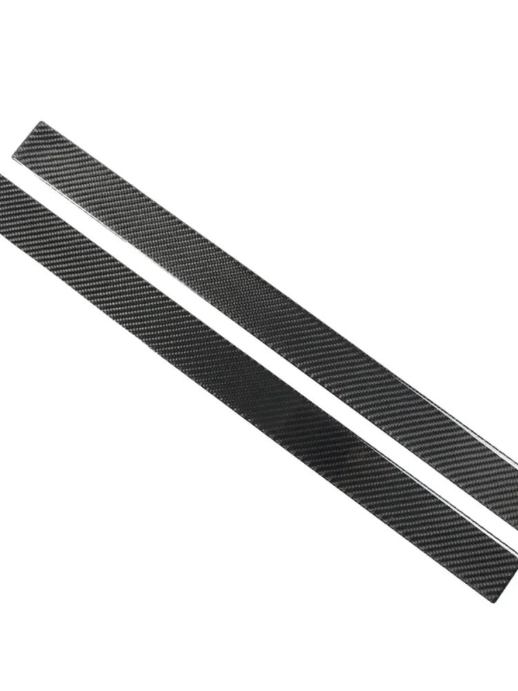 For Chevrolet Corvette C6 2005-2013 Soft Carbon Fiber Car Built-in Door Sill Strip Cover Trim Sticker Car Accessories