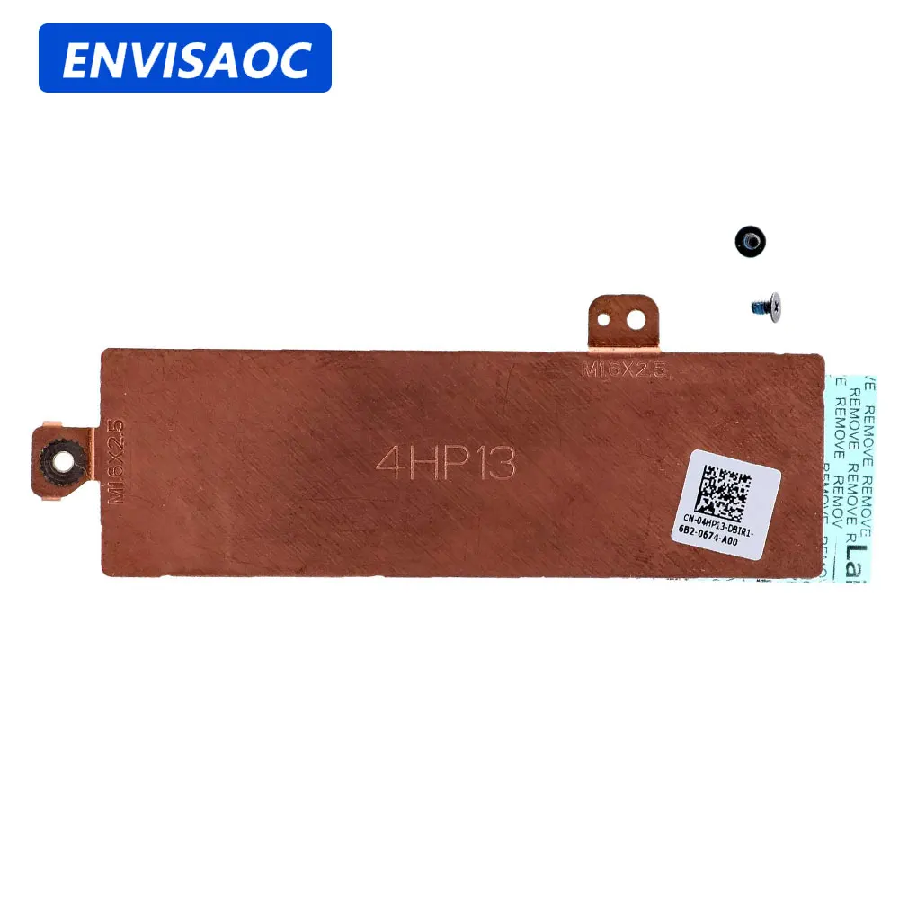 

For Dell XPS 13 9365 XPS 13 9365 2-in-1 P74G Laptop M.2 Pcie 2280 SSD Hard Drive Mounting Bracket Heatsink 04HP13