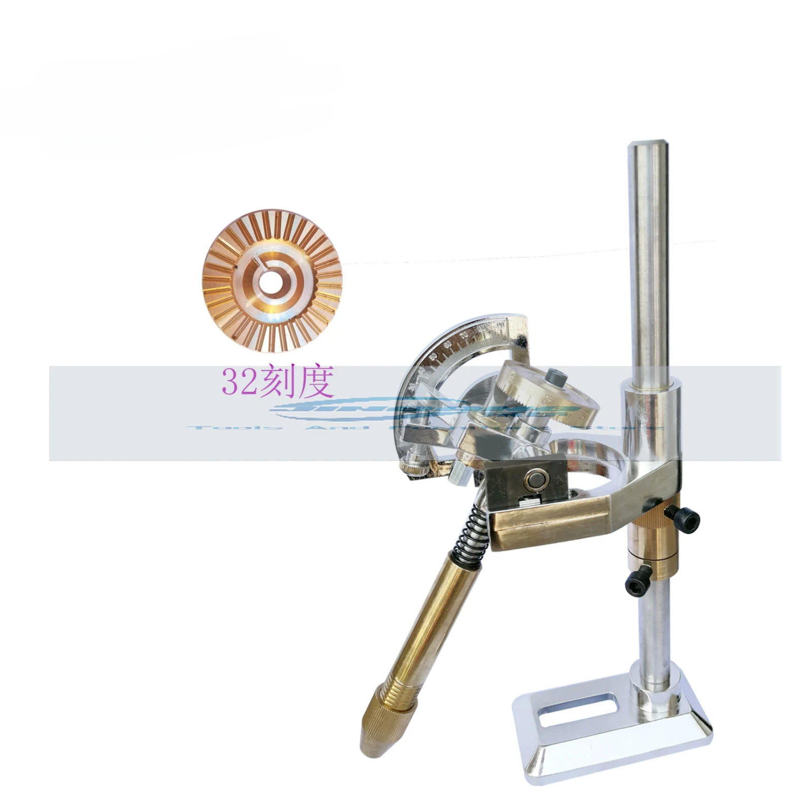 Gem faceted polishing machine, jewelry angle polisher, wheel handle and hairpin