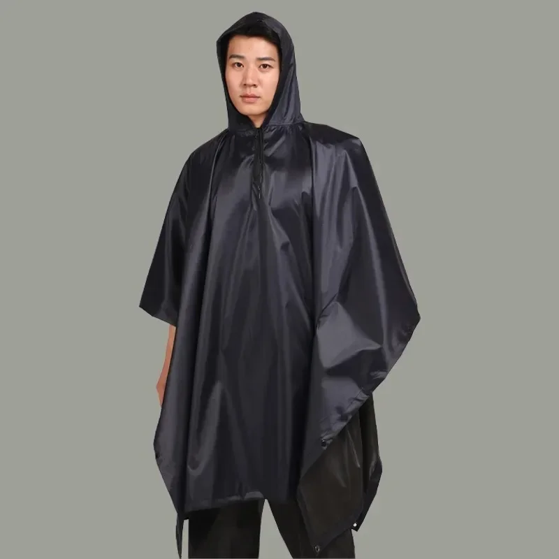 3 In 1Outdoor Portable Reusable Waterproof Lightweight Raincoat Men Women with Adjustable Hood and Arms for Hiking Hunting Climb