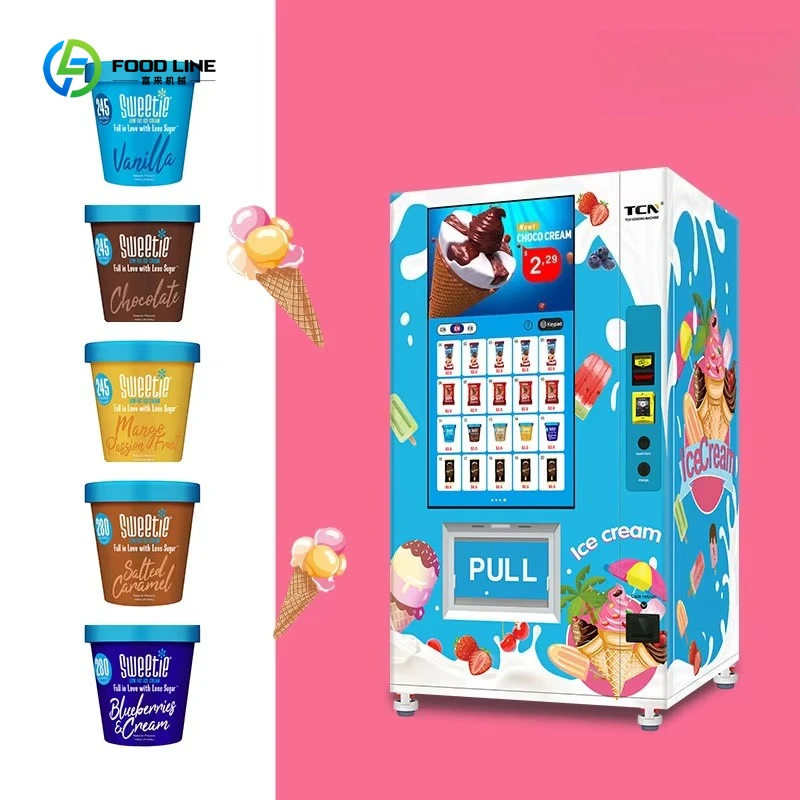 Distributore automatico di gelati estivi per distributori automatici di alimenti congelati con gelato