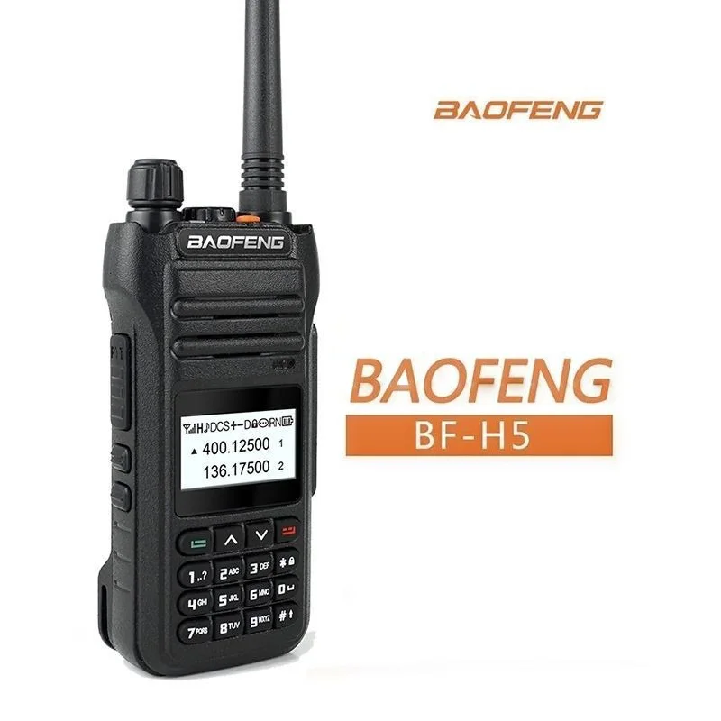 الأصلي Baofeng BF-H5 اسلكية تخاطب بطارية ذات سعة كبيرة عالية الطاقة يده تردد تعديل جولة القيادة الذاتية في الهواء الطلق