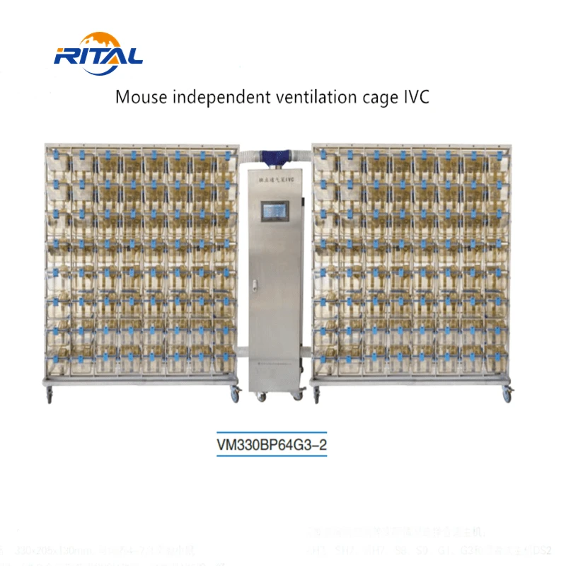 China Professional laboratory individually ventilated breeding cages mouse breeding rack lab Ivc system for lab mice rat Guinea