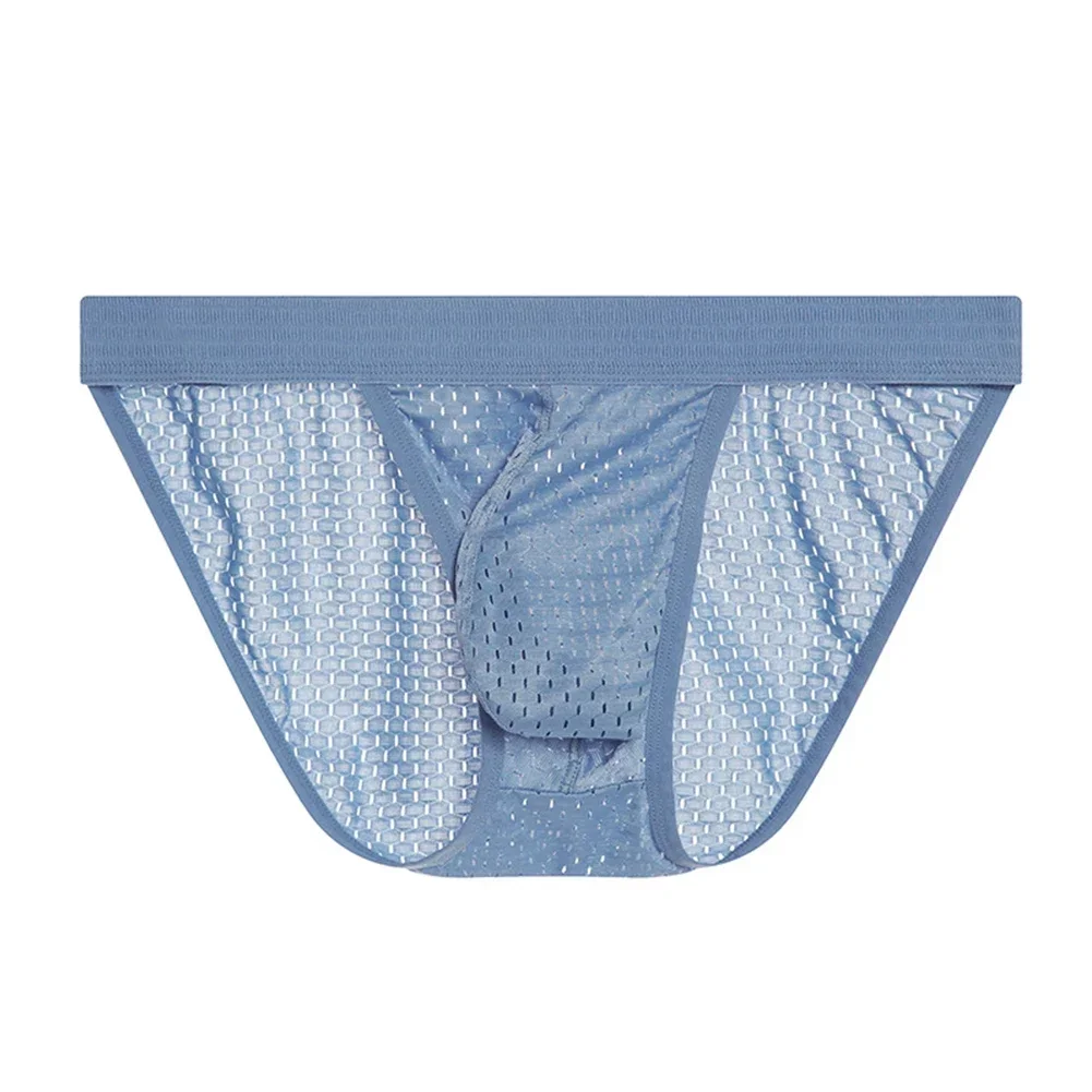 

Mesh Underwear Mens Lingerie Party Wear Romantic Evening 2XL Briefs All Season Wear Breathable Fabric Bulge Pouch Style