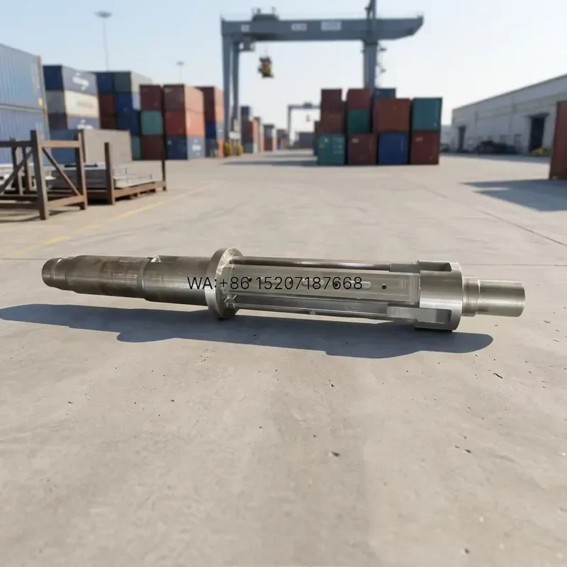 Wmwmnu for HaiYuan Custom Heavy Forged Recoiler Mandrel Core Shaft Integral Quenching Tempering Surface Nitriding Steel Mill