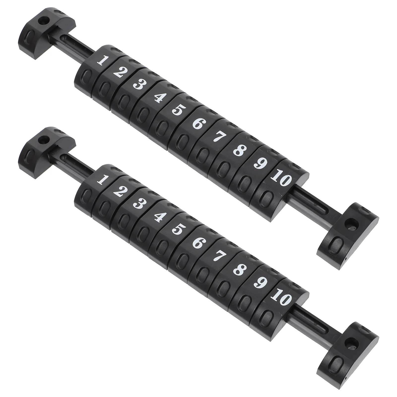 2 Pcs Boat Scorer Durable Keepers Scoring Indicator Counters Football Markers Black Scorekeepers for Table Games Bar