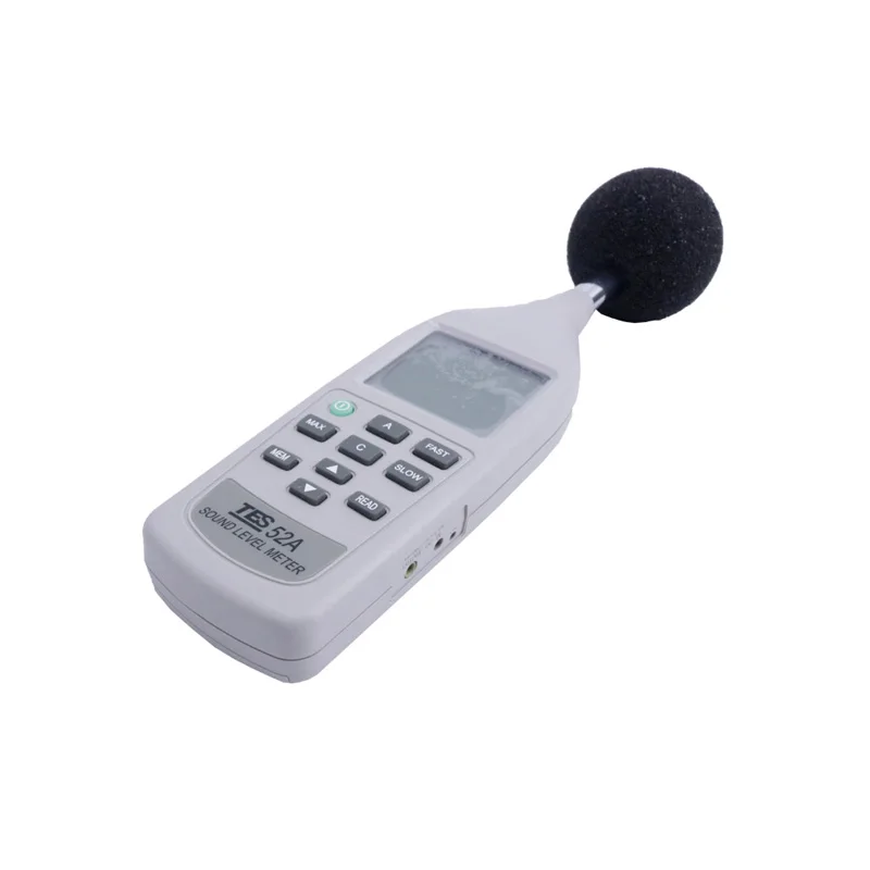 TES-52A Цифровой звуковой тестер Пор Измеритель уровня звука Ручной тестер шума