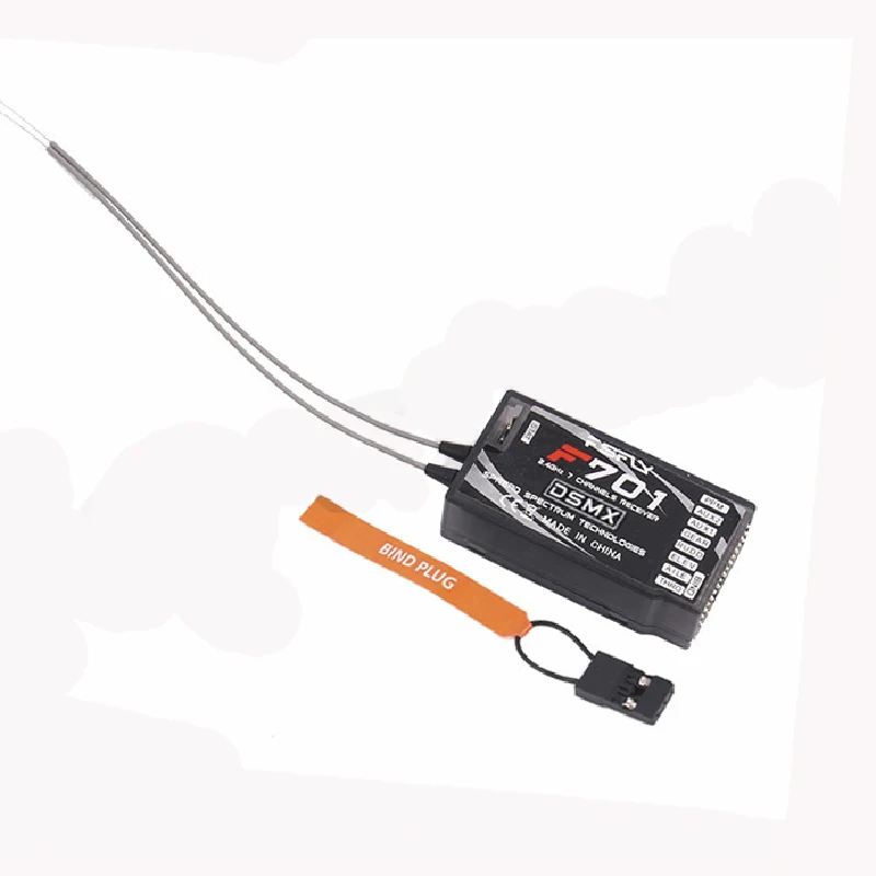 Spektrum AR7000 replacement F701 PPM 2.4GHz 7CH DSMX DSM2 RC Receiver For DX7 DX8 JR RC Transmitter System for Helicopter