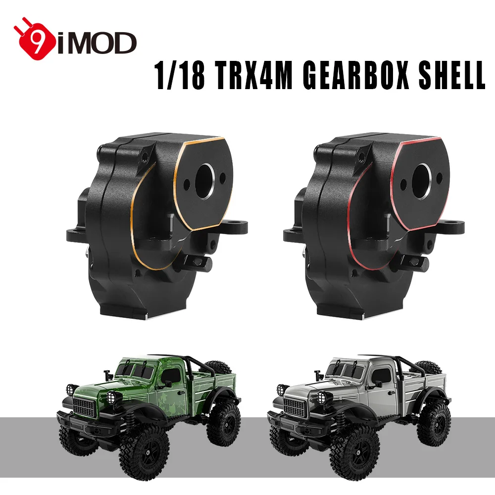 

9IMOD Metal Gearbox Shell 1/18 TRX4M Gearbox Shell Center Gearbox Transmission Case Upgrades for 1/18 TRX4M RC Crawler Car