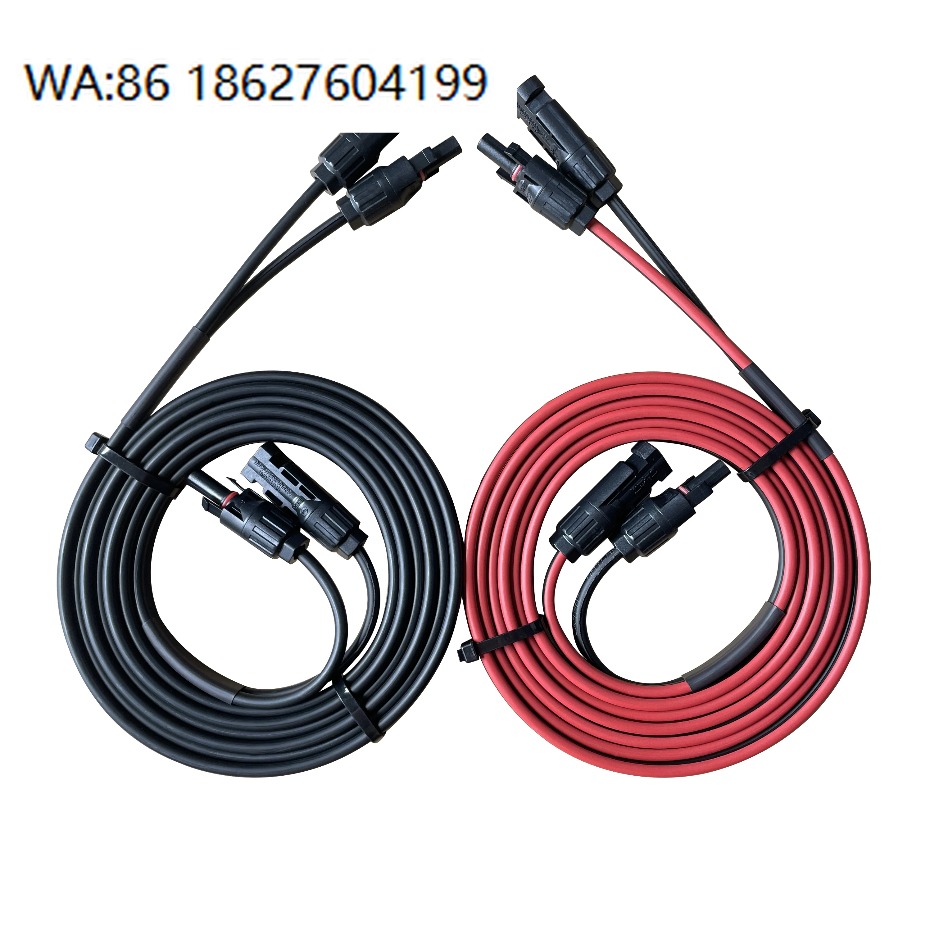 4mm2 DC Solar PV Wire Waterproof Photovoltaic Extension Cable Low Resistance DC Cord for Outdoor Solar Panel System