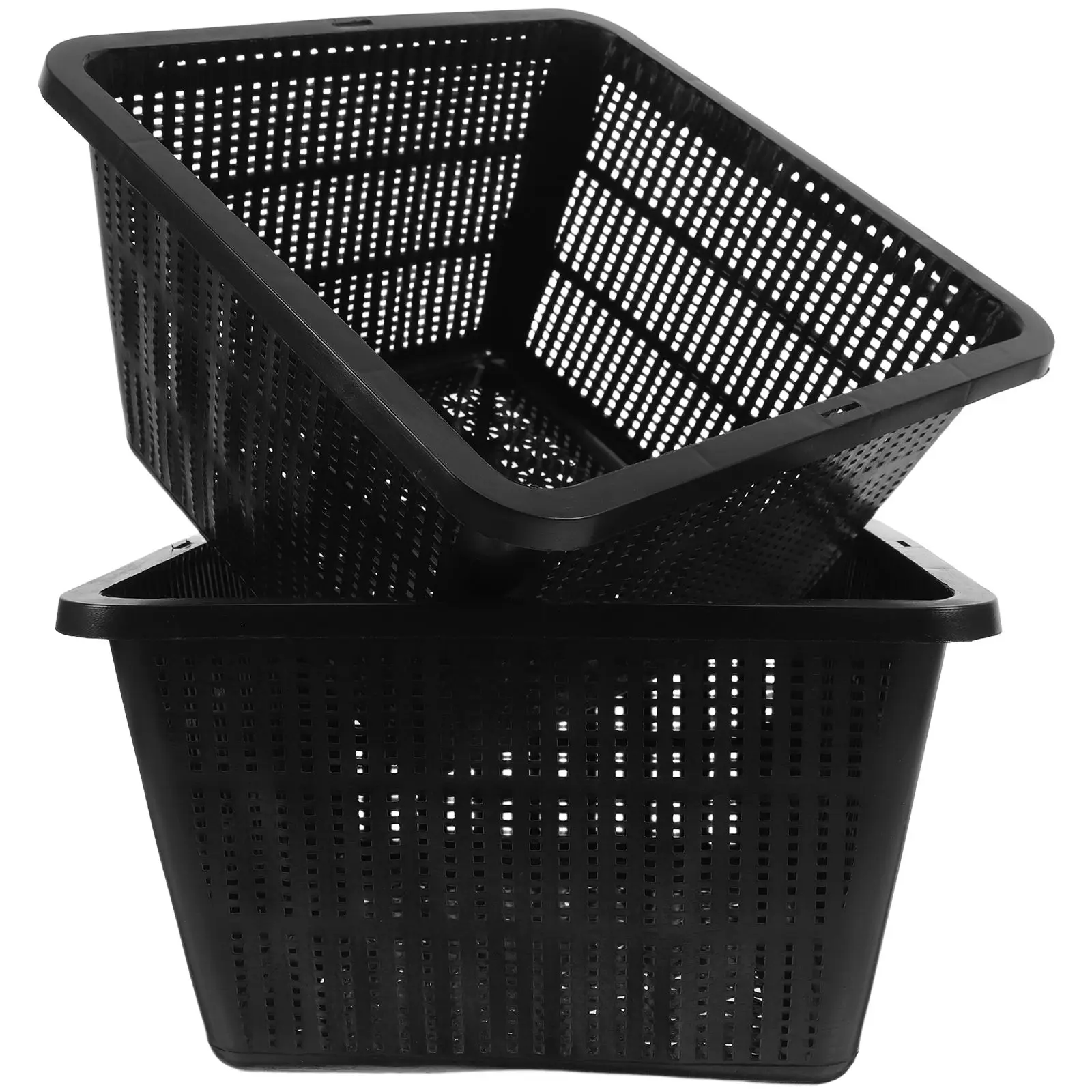 

2pcs Hydroponic Equipment Plastic Vegetable Basket for Growing Plants Garden Supplies Planter Container Box