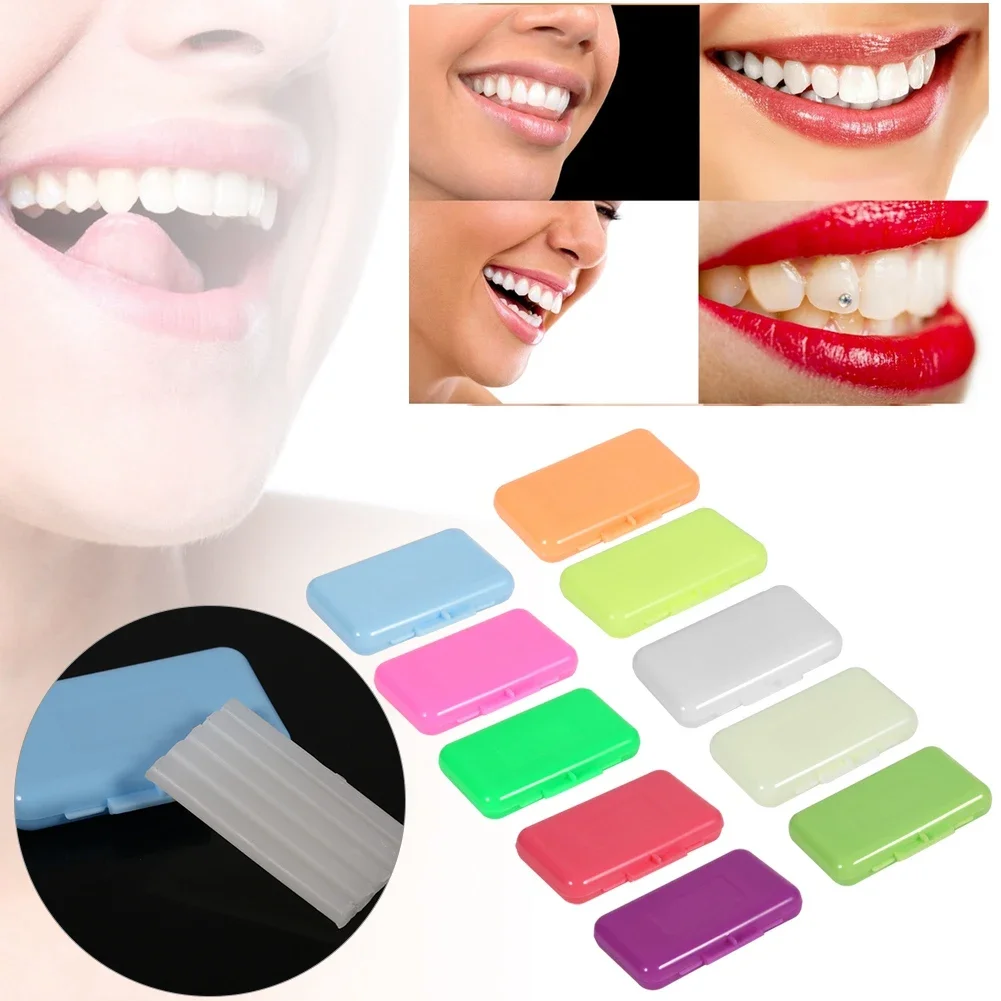 50Boxes Dental Orthodontic Ortho Relief  Wax Mix Scent For Braces Bracket Gum Irritation Teeth Whitening Oral Hygiene Care Tools