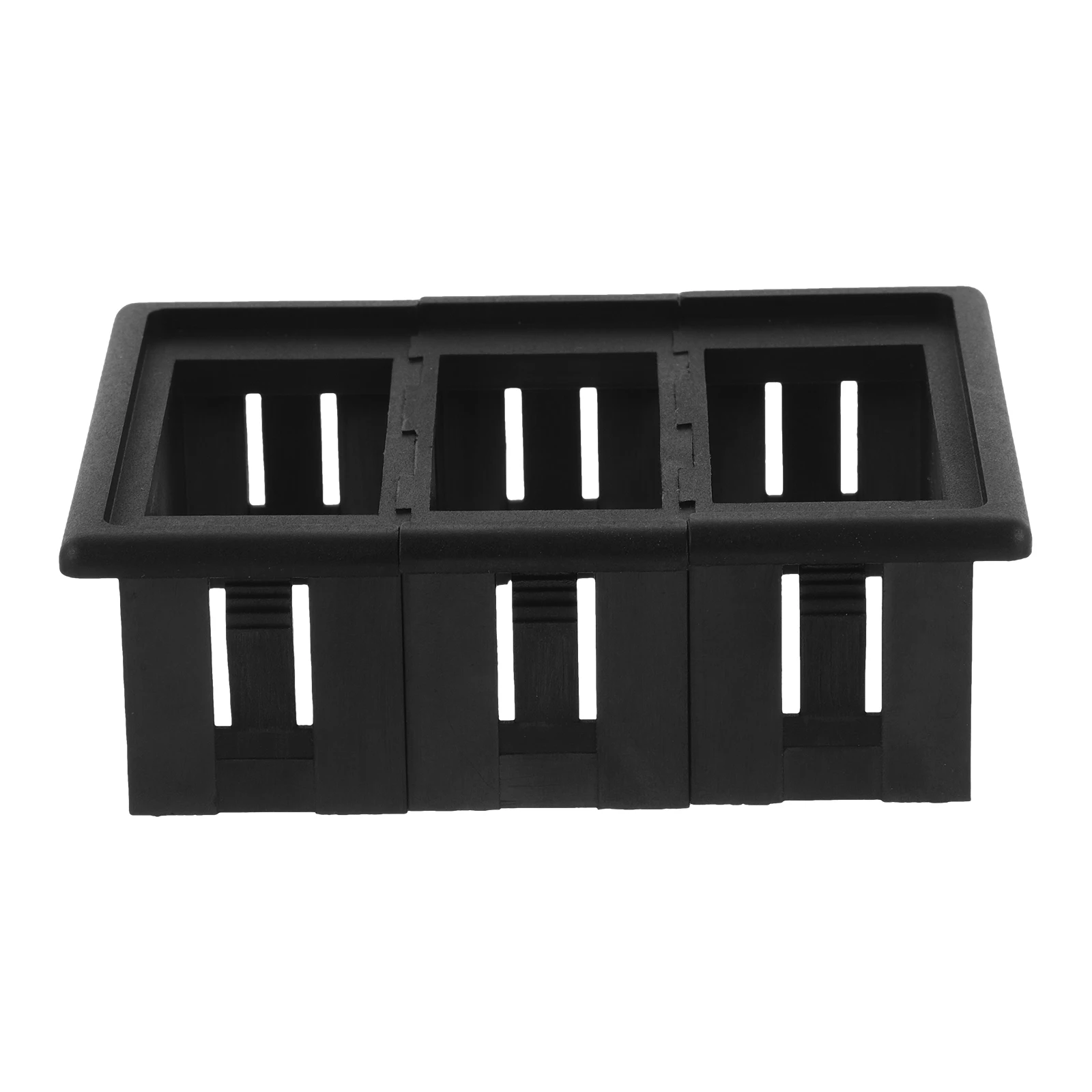 

3-Piece Detachable Rocker Switch Panel Housing For Automotive Yacht Dashboard Abs Mounting Frame Holder Car Auto Toggle Switch