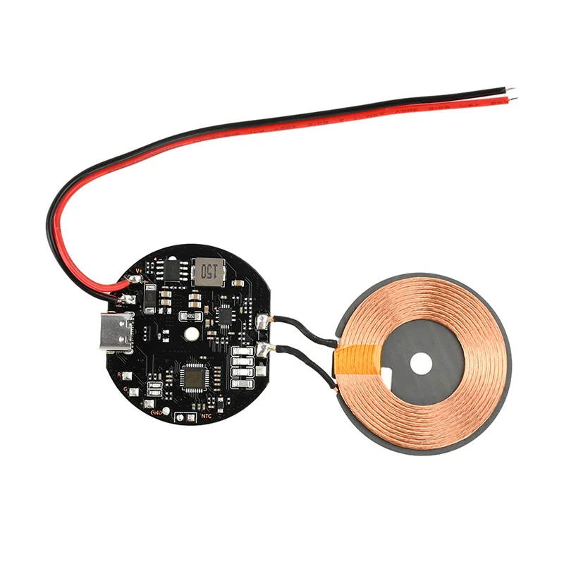 12V 24V 20W Wireless Charger Transmitter Module Wireless Charging Receiving PCBA Board Power Supply Coil For Apple Android Phone